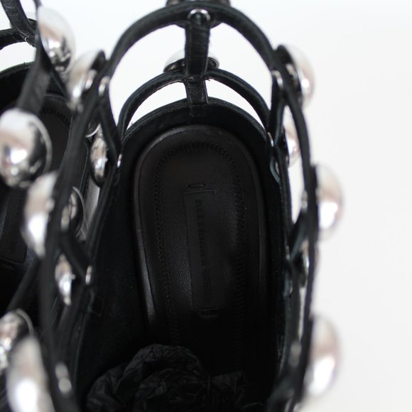 NEW ALEXANDER WANG Tina Studs Leather Boots - Picture 11 of 16